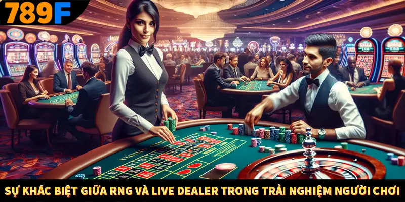 Sự khác biệt giữa RNG và Live Dealer trong trải nghiệm người chơi