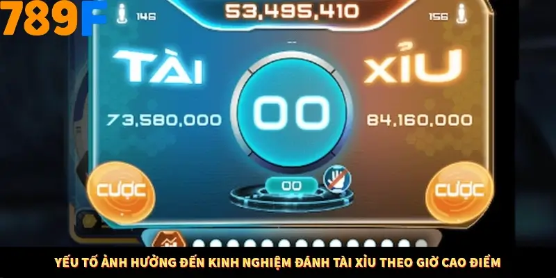 Yếu tố ảnh hưởng đến kinh nghiệm đánh tài xỉu theo giờ cao điểm