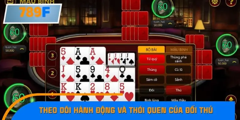 Theo dõi hành động và thói quen của đối thủ